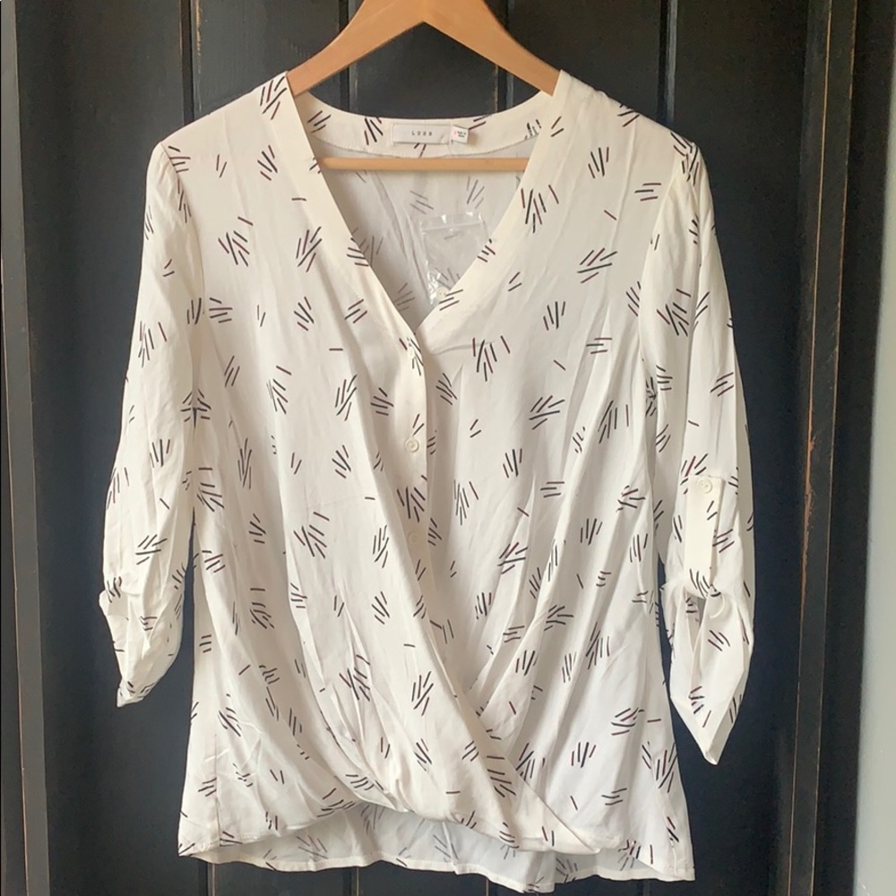 Lush “Brush Strokes” Blouse